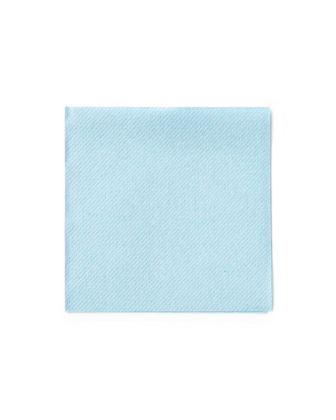 Cocktail-Servietten Hellblau aus Linclass® Airlaid 24 x 24 cm, 100 Stück