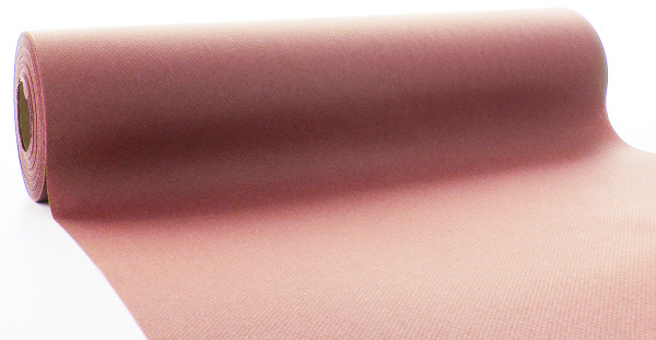 Tischläufer Tonja in Antik-Rosé aus Linclass® Airlaid 40 cm x 24 m, 1 Stück