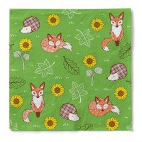 Serviette Florian in Grün aus Tissue 33 x 33 cm, 20 Stück Serviette Florian in Grün aus Tissue 33 x 33 cm, 20 Stück