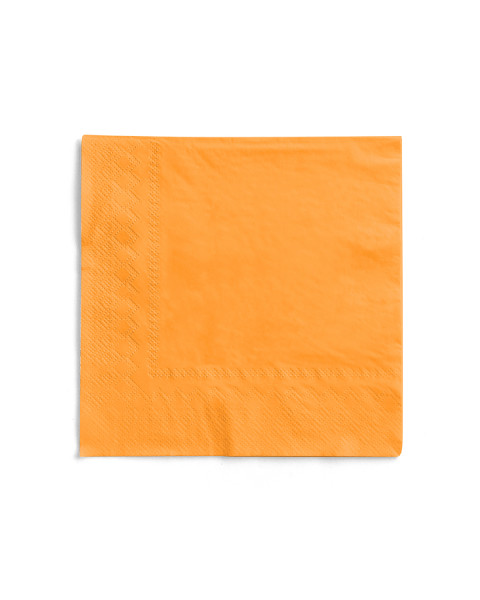 Serviette Curry/Orange aus Tissue 40 x 40 cm, 3-lagig, 20 Stück