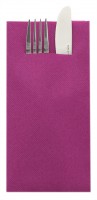 Besteckserviette Violett aus Linclass® Airlaid 40 x 40 cm, 1/8 Falz, 75 Stück Besteckserviette Violett aus Linclass® Airlaid 40 x 40 cm, 1/8 Falz, 75 Stück