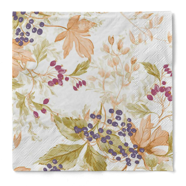 Serviette Erika aus Tissue 3-lagig, 40 x 40 cm, 1/4 Falz, 100 Stück
