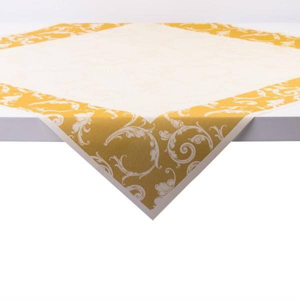 Tischdecke Romantic in Gold aus Linclass® Airlaid 80 x 80 cm, 1 Stück