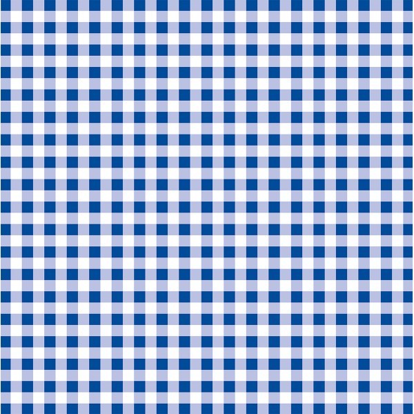 Papier-Tischdecke Karo in Blau aus Papier 80x80 cm, 50 Stück