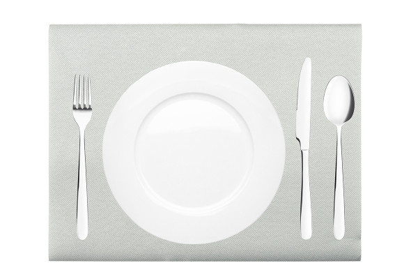 Tischset Grau aus Linclass® Airlaid 40 x 30 cm, 100 Stück