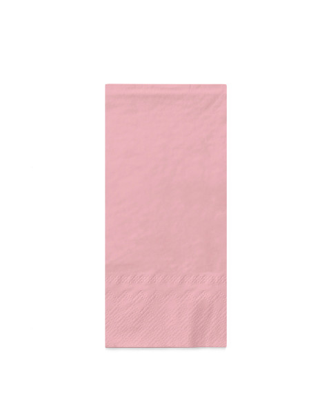 Serviette in Rosa aus Tissue 3-lagig, 40 x 40 cm, 1/8 Falz, 100 Stück