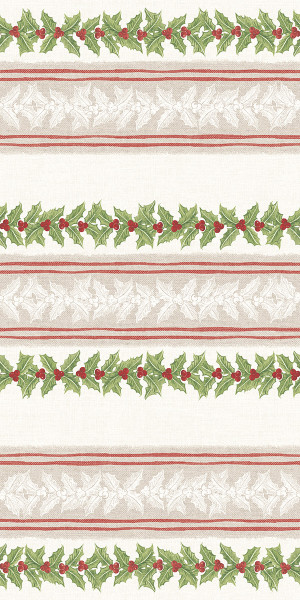 Spanlin Weihnachts-Tischdecke Magda, 120 x 220 cm, 20 Stück