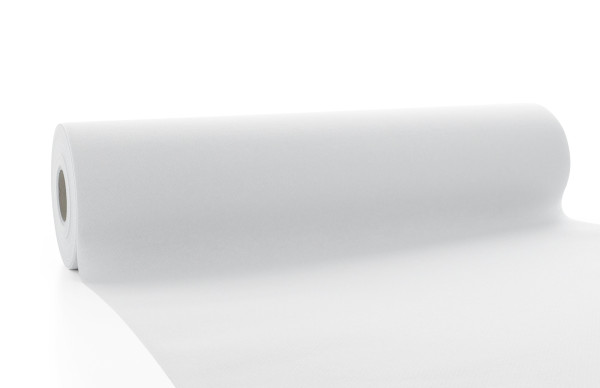 Tischläufer Perlgrau/Hellgrau aus Linclass® Airlaid 40 cm x 24 m, 1 Stück