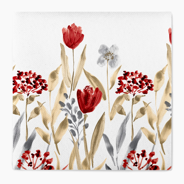 Serviette Selma (Herbst) aus Linclass® Airlaid, 40 x 40 cm, 1/4 Falz, 50 Stück