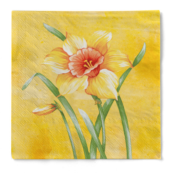 Serviette Elvira aus Tissue 3-lagig, 40 x 40 cm, 1/4 Falz, 100 Stück