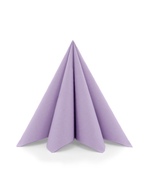 Serviette Lila aus Linclass® Airlaid 40 x 40 cm, 12 Stück