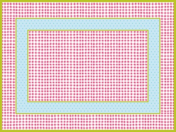 Tischset Vichy in rosa aus Linclass® Airlaid 40 x 30 cm, 100 Stück