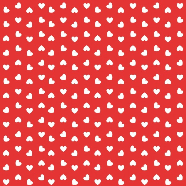 Tischdecke Love in Rot aus Linclass® Airlaid 80 x 80 cm, 1 Stück
