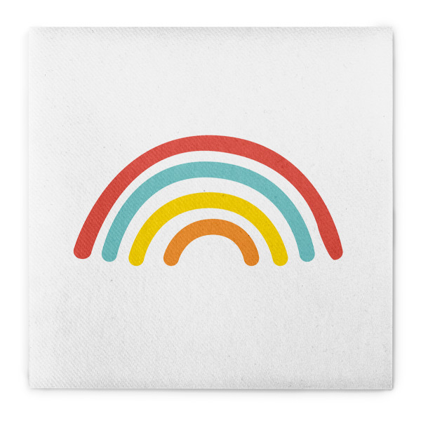 Serviette &quot;Rainbow&quot; aus Linclass® Airlaid 40 x 40 cm, 12 Stück