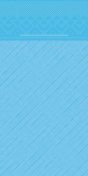 Besteckserviette Aquablau aus Tissue Deluxe® 40 x 40 cm, 100 Stück