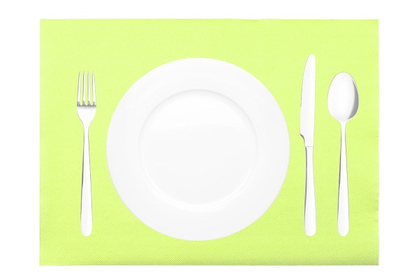 Tischset Lime aus Linclass® Airlaid 40 x 30 cm, 100 Stück