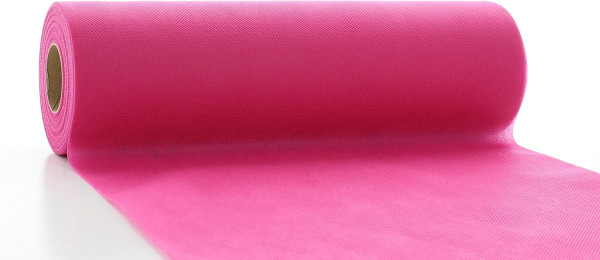 Tischband Pink/Rosa aus PP-Vlies, wasserabweisend, 30 cm x 20 m, 1 Stück