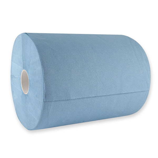 Putzpapier 3-lagig blau Rolle 1000 Blatt 1 Rolle