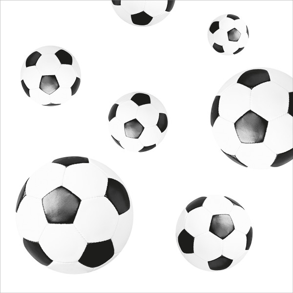 Serviette Fußball aus Linclass® Airlaid 40 x 40 cm, 50 Stück
