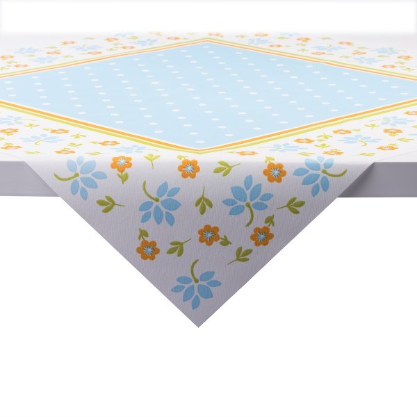 Tischdecke Lea in Hellblau aus Linclass® Airlaid 80 x 80 cm, 20 Stück
