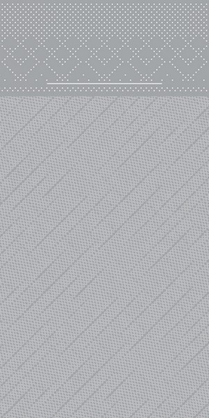 Besteckserviette Grau aus Tissue Deluxe® 40 x 40 cm, 100 Stück