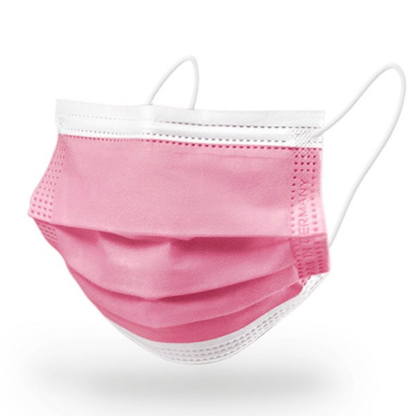 Medizinische Mundschutz für Kinder -Maske Typ IIR, OP-Masken Raspberry Pink, hergestellt in Deutschl