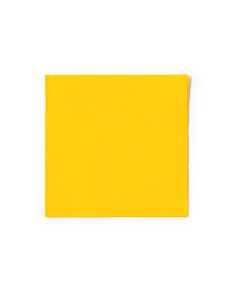 Cocktail-Servietten Gelb aus Linclass® Airlaid 24 x 24 cm, 100 Stück