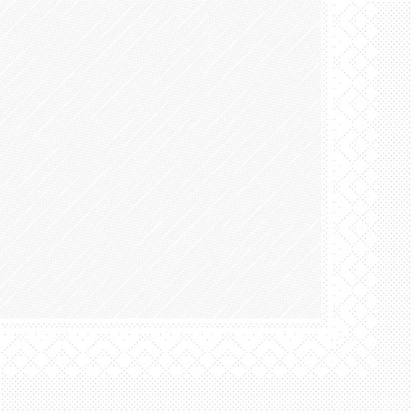 Serviette in Weiß aus Tissue Deluxe®, 4-lagig, 40 x 40 cm, 50 Stück