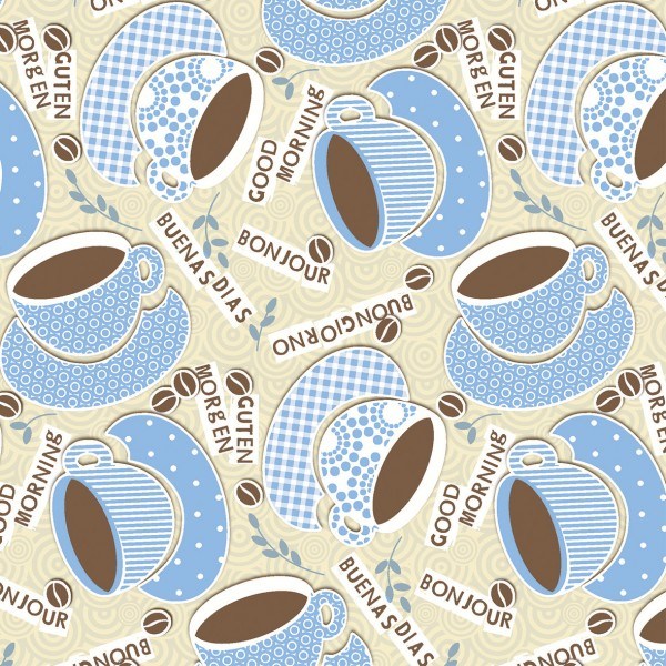 Serviette Kaffee Ole in Champagner-Blau aus Linclass® Airlaid 40 x 40 cm, 50 Stück