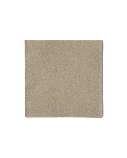 Cocktail-Servietten Beige Grey aus Linclass® Airlaid 24 x 24 cm, 100 Stück