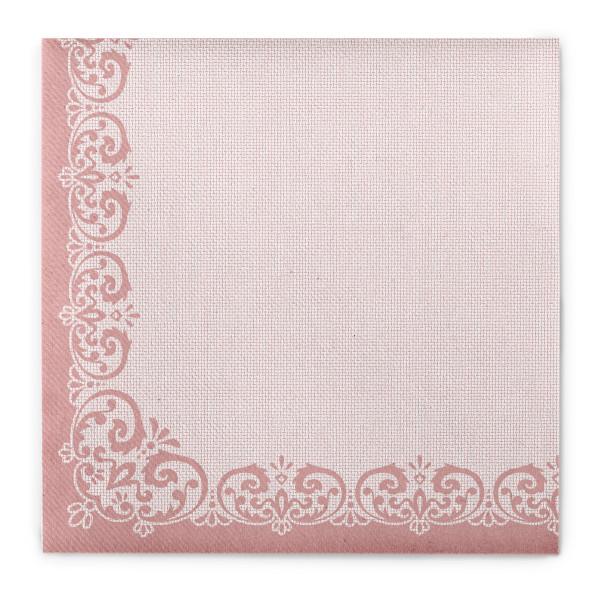 Serviette Janina in Rosé aus Linclass® Airlaid, 40 x 40 cm, 50 Stück