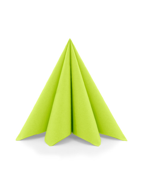 Serviette in Lime aus Linclass® Airlaid 40 x 40 cm, 50 Stück