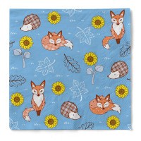 Serviette Florian in Blau aus Tissue 33 x 33 cm, 20 Stück Serviette Florian in Blau aus Tissue 33 x 33 cm, 20 Stück