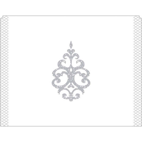 Eierwärmer Royal Line Silber aus Tissue 9-lagig, 105 x 82 mm, 150 Stück