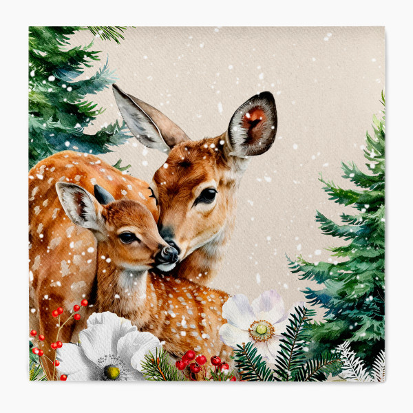 Serviette Kemi aus Linclass® Airlaid, 40 x 40 cm, 1/4 Falz, 50 Stück