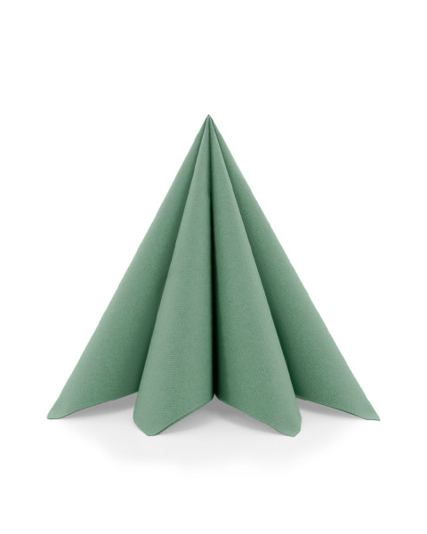Serviette in Eukalyptus aus Linclass® Airlaid 40 x 40 cm, 50 Stück