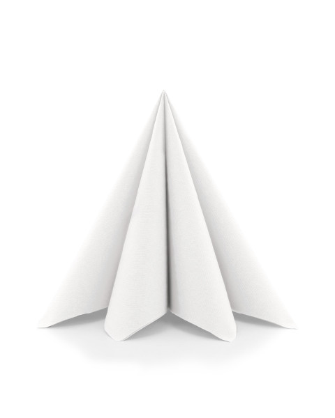 Serviette in Weiß aus Linclass® Eco 40 x 40 cm, 5x50 Stück