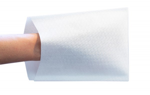 Sovie Care Airlaid Waschhandschuh in Weiß, 16 x 22 cm, 50 Stück