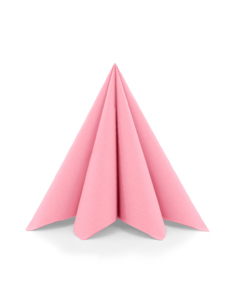 Serviette in Rosa aus Linclass® Airlaid 40 x 40 cm, 50 Stück