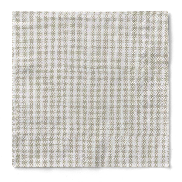 Serviette Mailand in Grau aus Tissue 33 x 33 cm, 3-lagig, 100 Stück