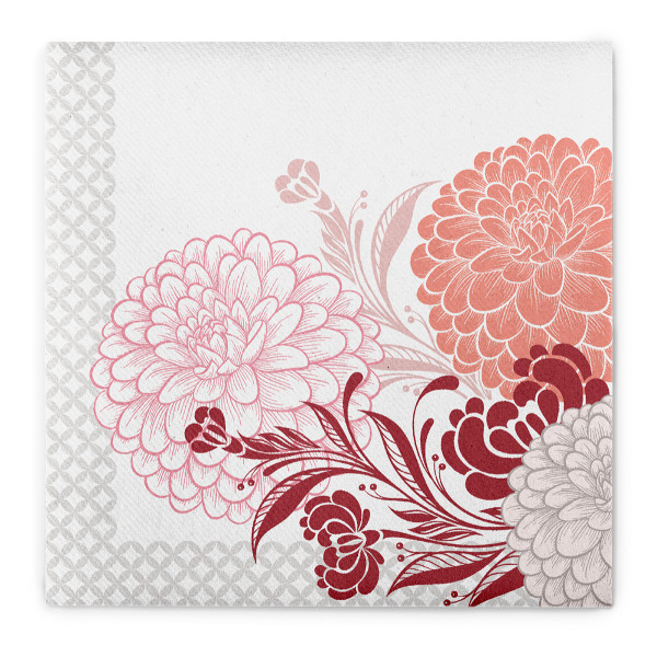 Airlaid Serviette Clarissa in Bordeaux, 40 x 40 cm, 6 x 50 Stück