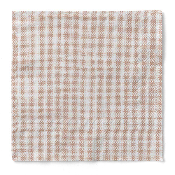 Serviette Mailand in Hellbraun aus Tissue 33 x 33 cm, 3-lagig, 100 Stück